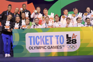 中国体操女团时隔20年再夺世锦赛冠军